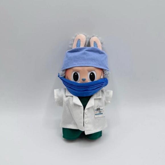 Labubu Doctor Outfit Labubu Scrubs with Crocs - Picture 15 of 15